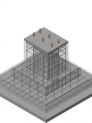 3D-моделирование фундамента для планирования ремонта фундамента