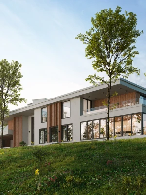 3D-визуализация реконструкции крыльца дома