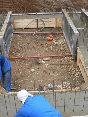 Устройство фундамента с применением самоуплотняющегося бетона