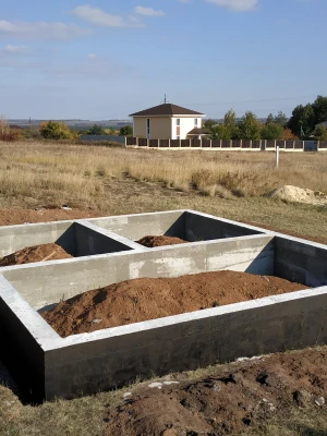 Устройство фундамента под дом из газобетона