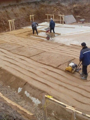 Устройство фундамента на насыпных грунтах