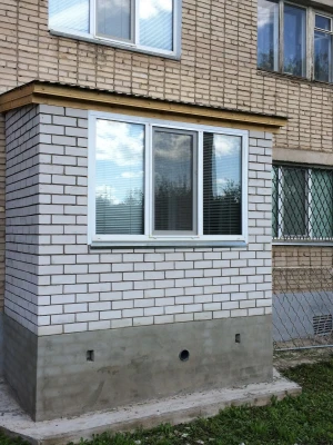 Устройство фундамента под балконы